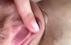 Zetration, so close that you can feel those creamy drops! beautiful pussy zetration squirt close up