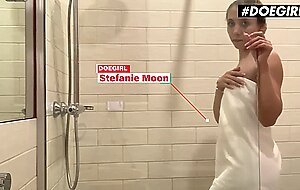 Stefanie moon, sweet russian blonde stefanie moon solo action in the shower, doegirls