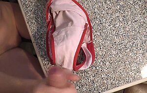 Sasha foxgirl, red haired stepsister lost cards and got cum in panties