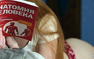 Sasha foxgirl, learning anatomy with a redhead schoolgirl from russia
