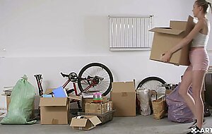 Anny aurora, real life moving day sex in hd