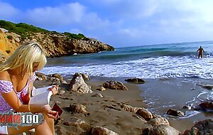 Mmm100, young blonde angell summers ass fucked by crazy guy at the beach
