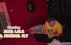 Alba lala, french babe rough fucked for laptop