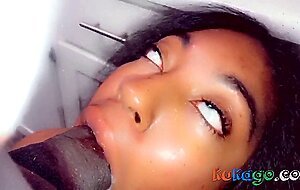 I wasn’t making dinner fast enough so he came in an fuck my wet throat bbc vs small ebony ahegao