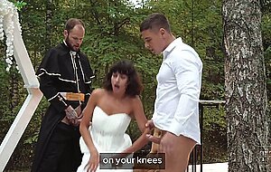 Pimpal bill, fucking wedding! part 5. the bride's last threesome