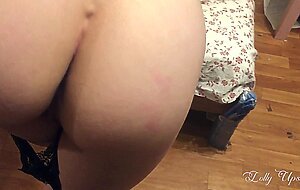Lol upskirt, pov bubble butt girl fucked doggy at home