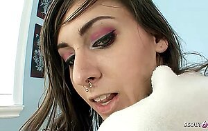 Real teen couple 18 pickup and seduce to first anal sex for her at casting