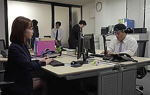 Jul-019 on a stormy rainy night in the quiet of a silent office two colleagues, longing for each other, in the chill of the night yu shinoda