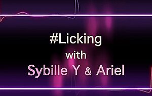 Ybille y licking with ariel, and sybille y part 1
