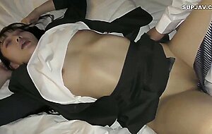 Creampie sex with a simple local office lady at a hotel on a business trip! ! i was a hidden pervert who liked having my mouth and butt tied up.