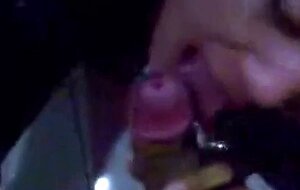 indonesia- lely sucking white cock and taking cum in mouth