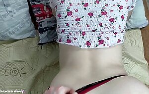 Unicorninhoody, intense fucked girlfriend in different poses and spanked ass, creampie
