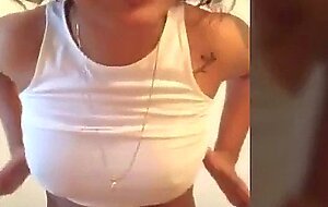 Amateur Babe with Big Nipples in Hardcore Homemade Video